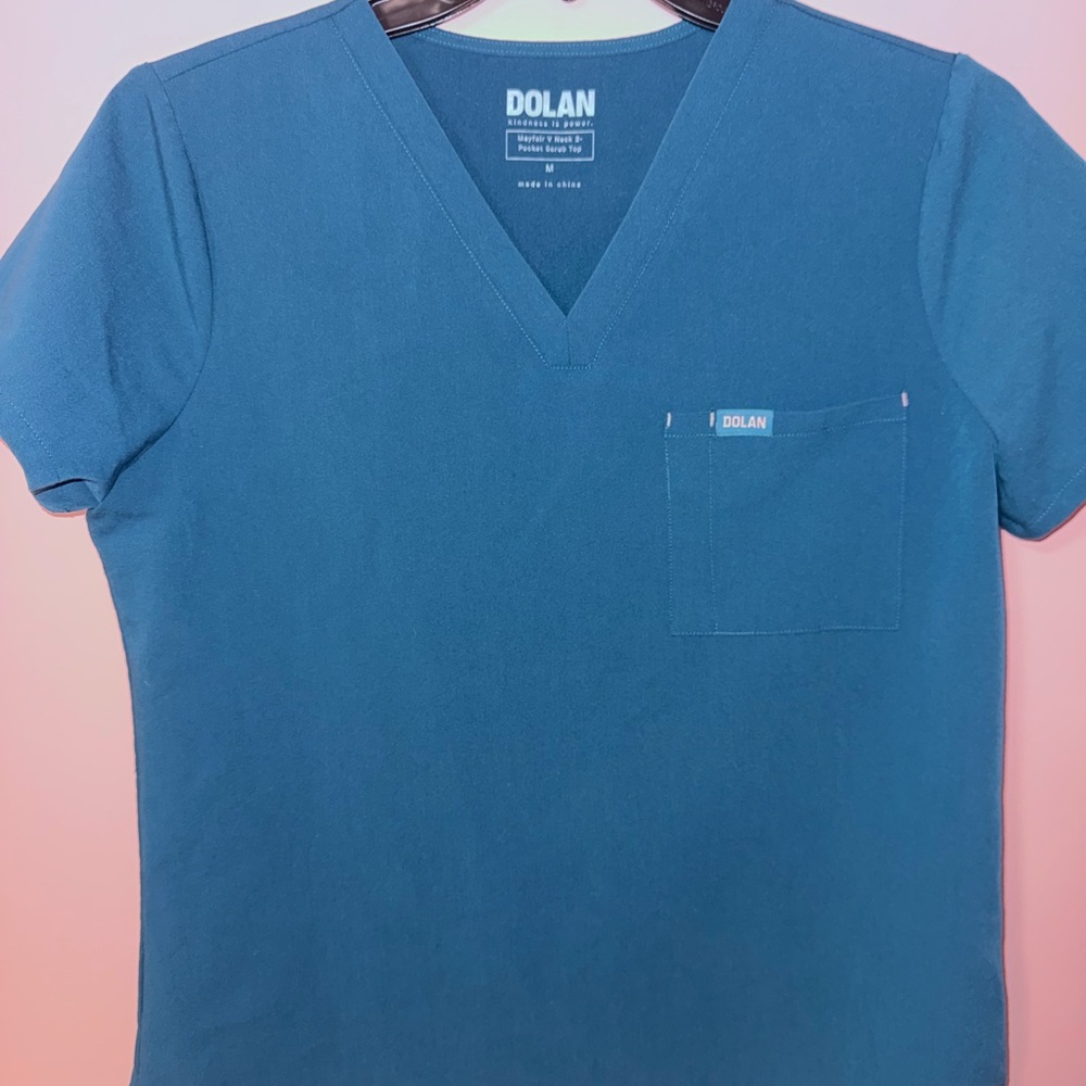 Dolan Women’s Caribbean Blue Scrub Top